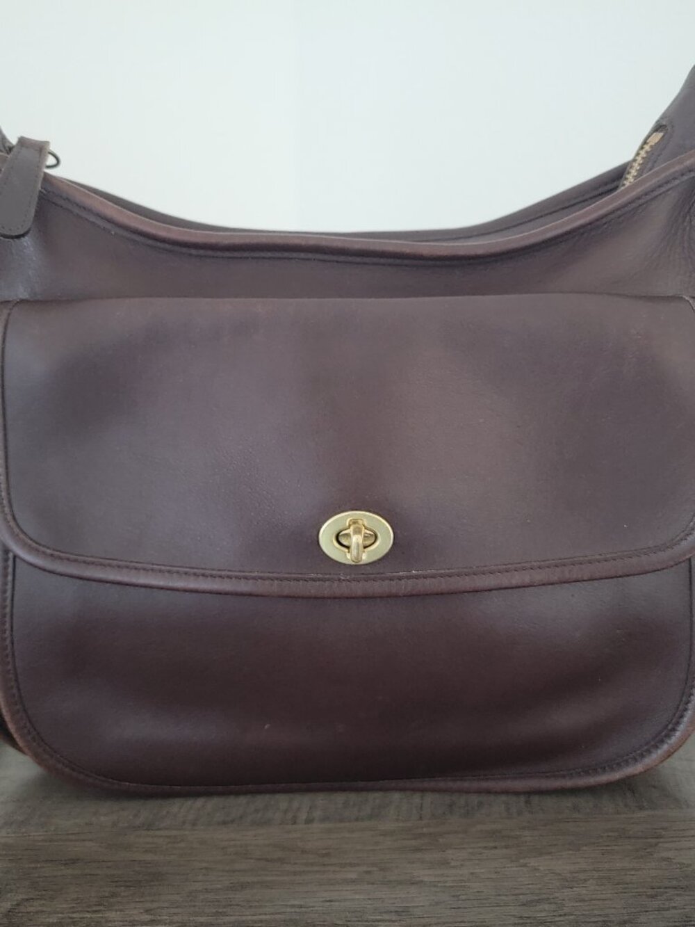 Vintage 2002 Coach Taft Mahogany Crossbody 9980 Bag (Rare)
